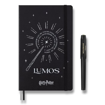 Moleskine Harry Potter Lumos sada zápisníku a rolleru