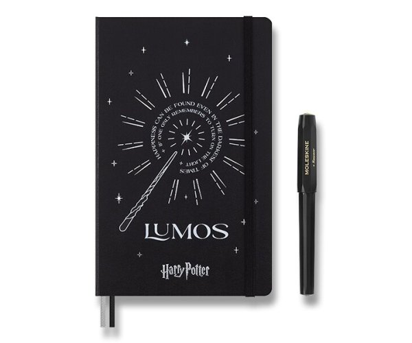 Moleskine Harry Potter Lumos sada zápisníku a rolleru